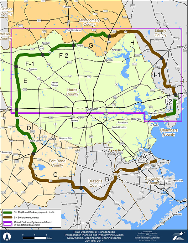 Map of Greater Houston Area